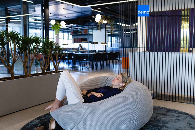 Espacios de descanso en oficinas